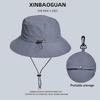 Summer Waterproof Packable Bucket Hat Portable Breathable Unisex Hat For Picnic Camping