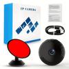Wireless Mini WiFi Security Camera with Night Vision, Motion Detection, Rechargeable Battery, Easy Installation, 480P Magnetic Mount