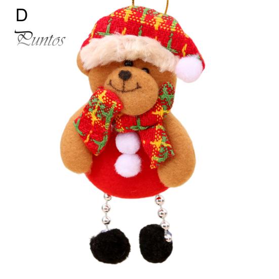 Hängendes Ornament, superweich, bezauberndes Aussehen, Lanyard-Design, fusselfrei, lichtbeständig, dekoratives Tuch, kleiner Anhänger, Plüschpuppe, Weihnachtsbaumdekoration