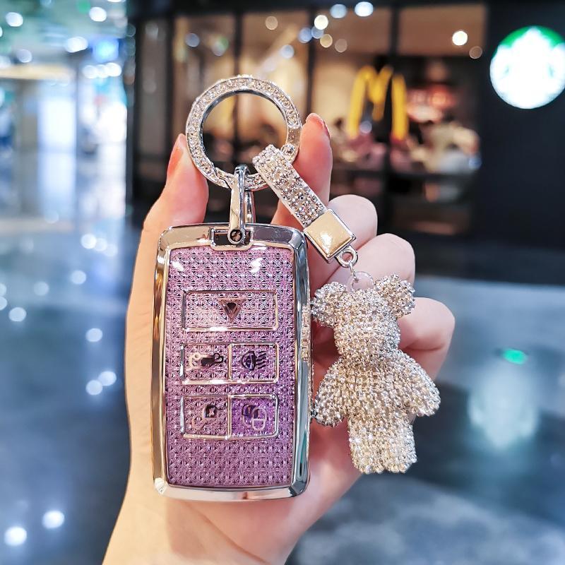 Car Key Case Cover Shell for Land Rover Range Rover Evoque L Defender Freelander2 Velar Discovery Sport5/4 Car Key Bag Car Keys