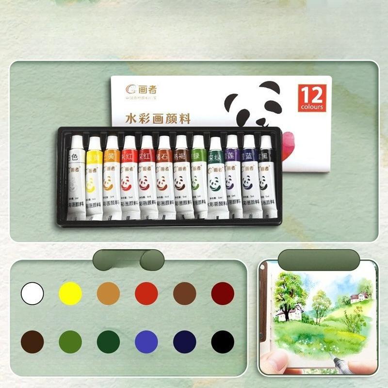 Art Supplies Empty Wooden Watercolor Palette Portable Mini Travel Watercolor Acrylic Paint Box Square Tray Box Art Painting