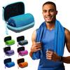 Moisture-wicking Sports Towel 1/5Pcs Cooling with Carrying Case, Quick Dry Absorbent Ice for Neck & Face, Breathable Chilly Sports, Gym, Yoga, Running