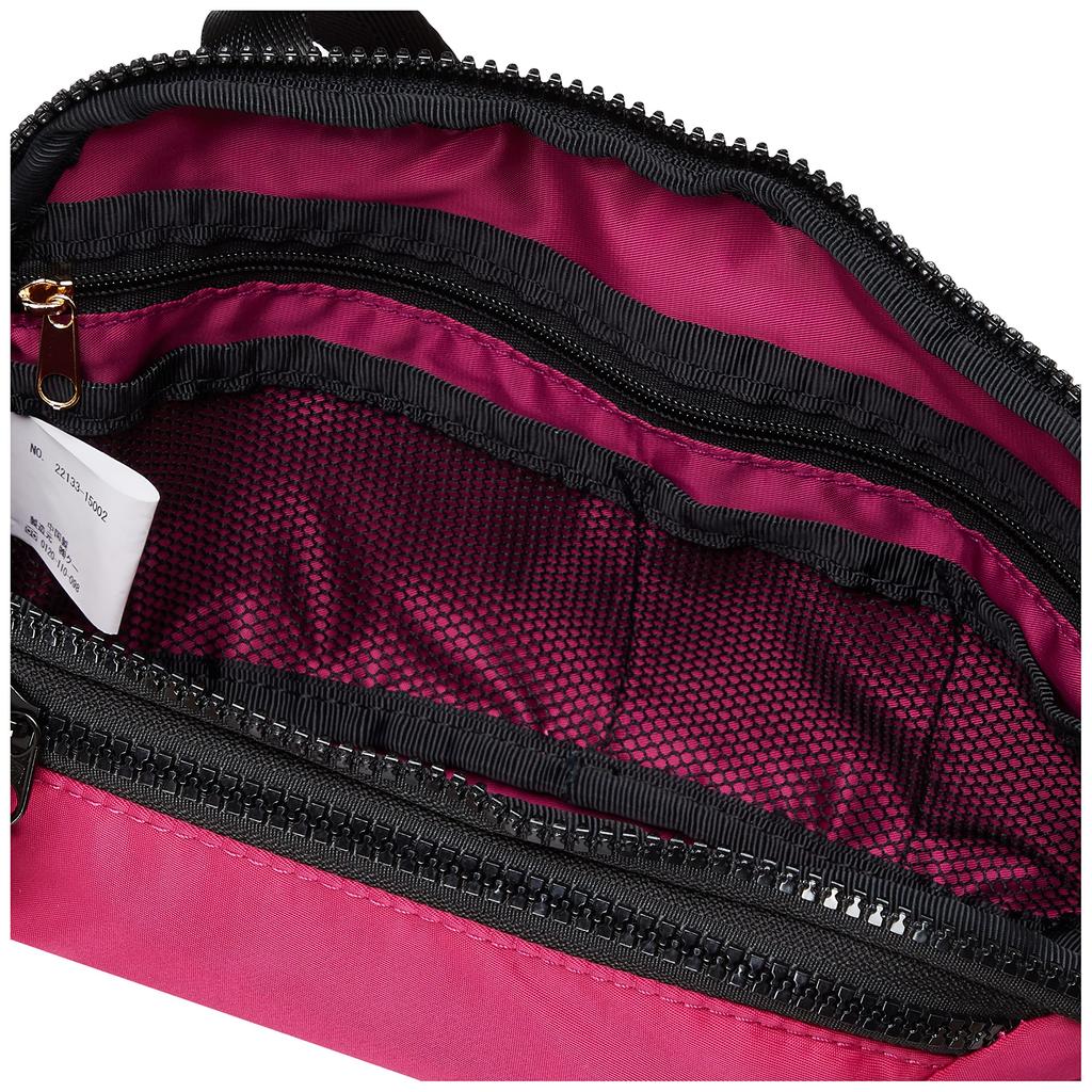 Nananoel Luna Nylon Pouch for Women 2213315002 Pink Multi-Pocket (320)