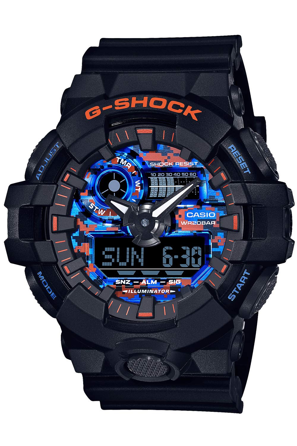

Casio Серия Городской Камуфляж Черные Часы G-Shock GA-700CT-1AJF Мужские