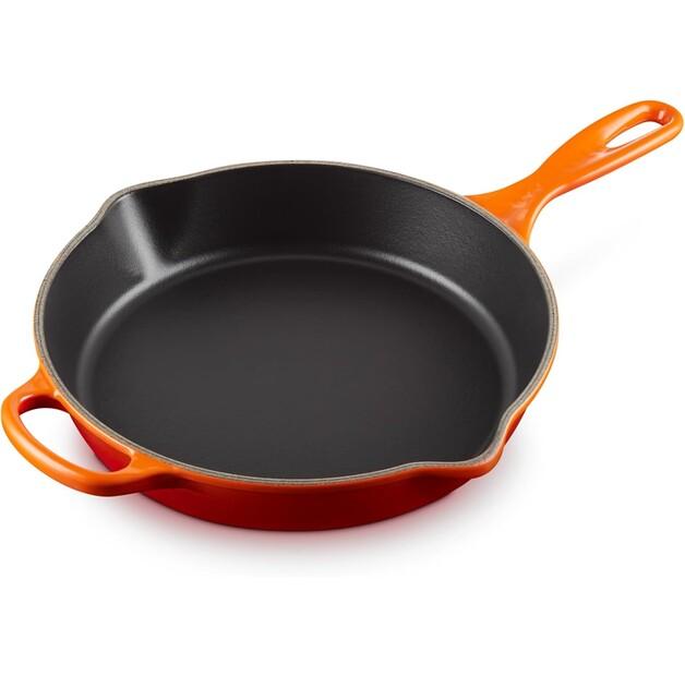 

Сковорода Le Creuset Signature чугунная круглая высокая для сервировки 26 см красная (20187260900422)