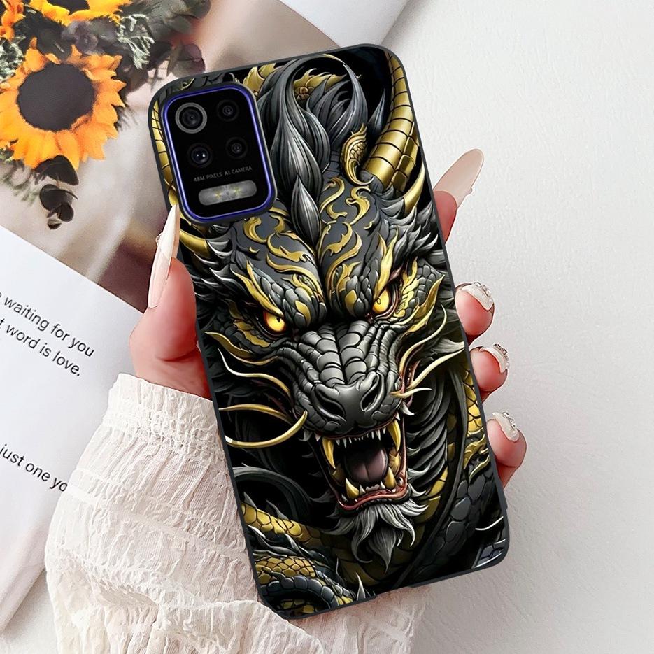 For LG K52 K62 2020 Case LM-K520 LM-K525 Stylish Love Heart Painted Cover Soft TPU Phone Case For LG K62 K 52 LGK52 LGK62 Fundas