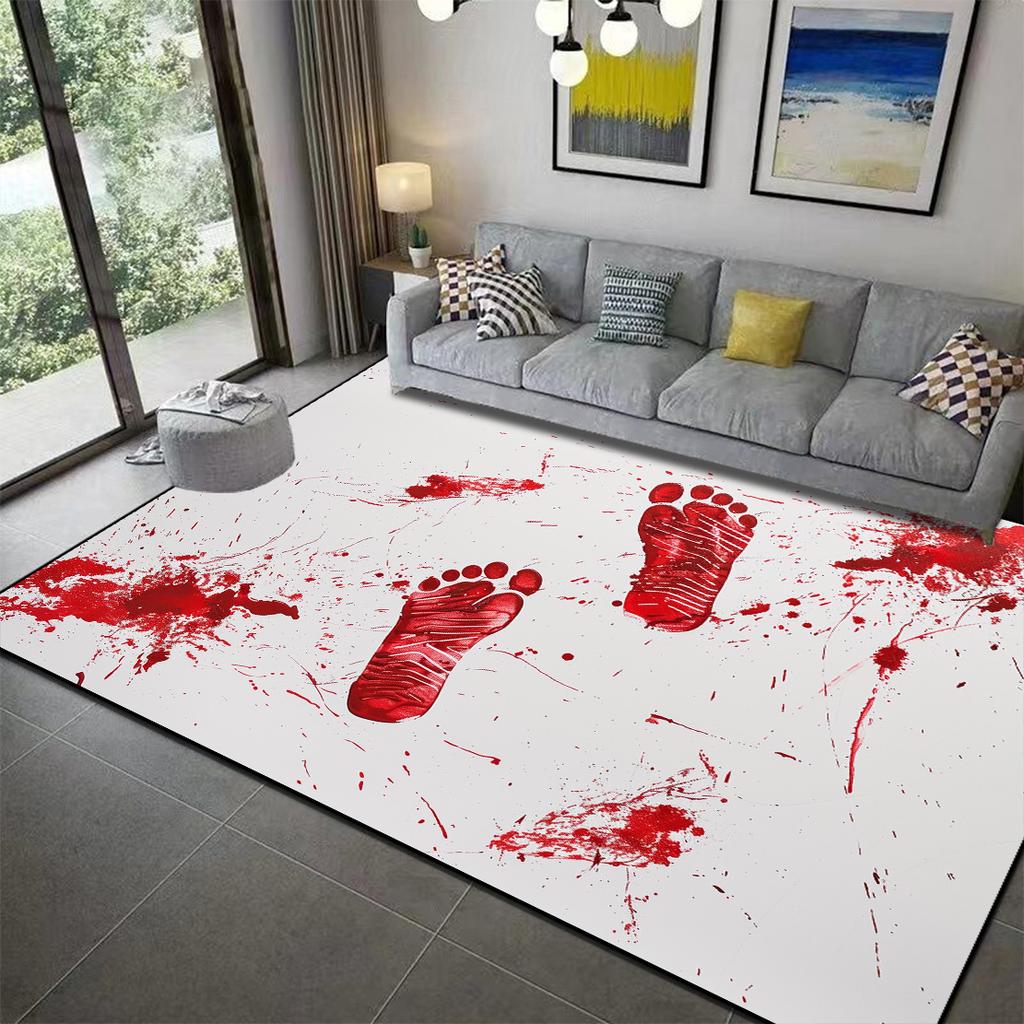 Halloween Decoration 3D Carpet Terror Atmosphere Blood Decor Rug Living Room Bedroom Door Mats halloween Party Large Floor Mat