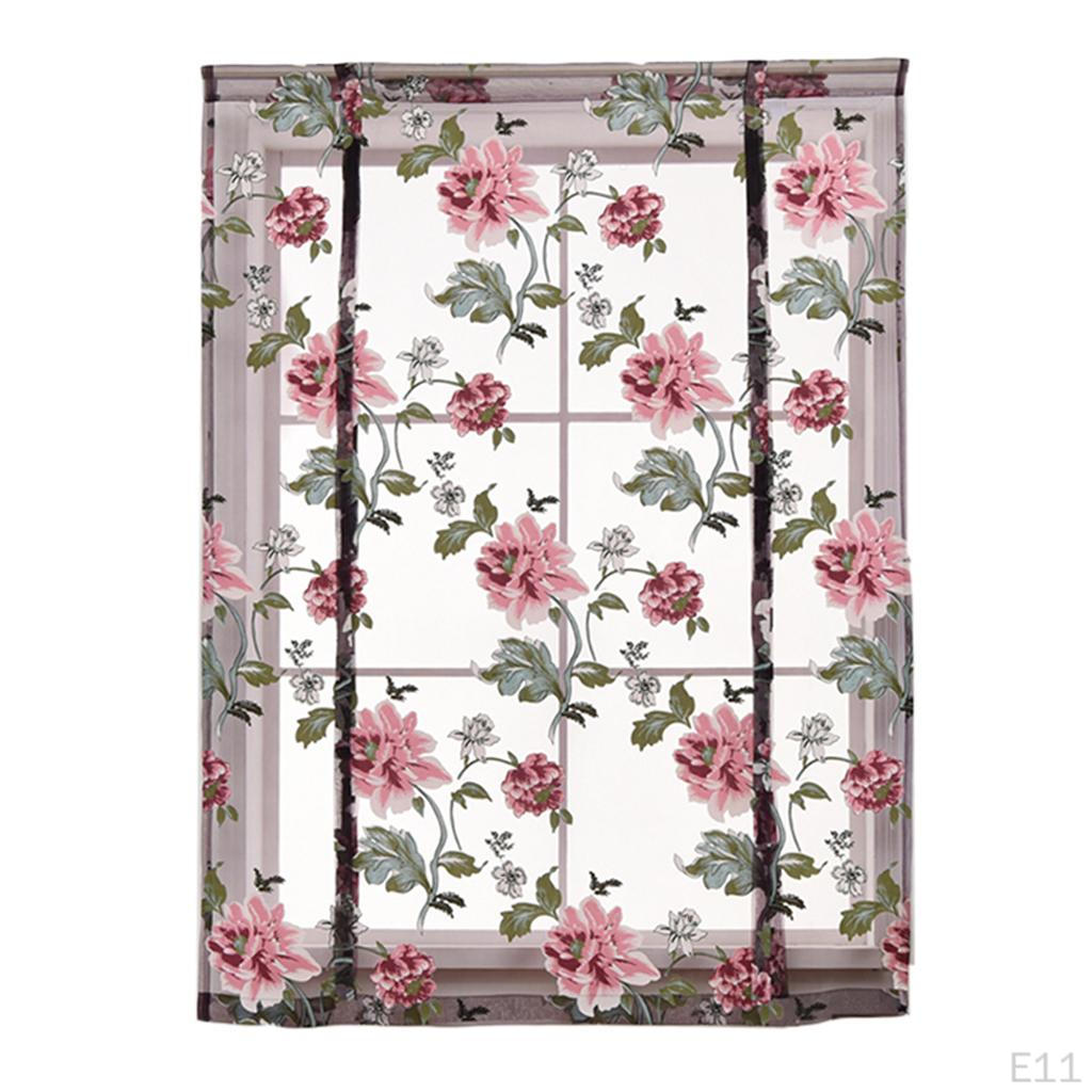 Balcony Curtain Window Treatments Roman Styles 5 Sizes Shade