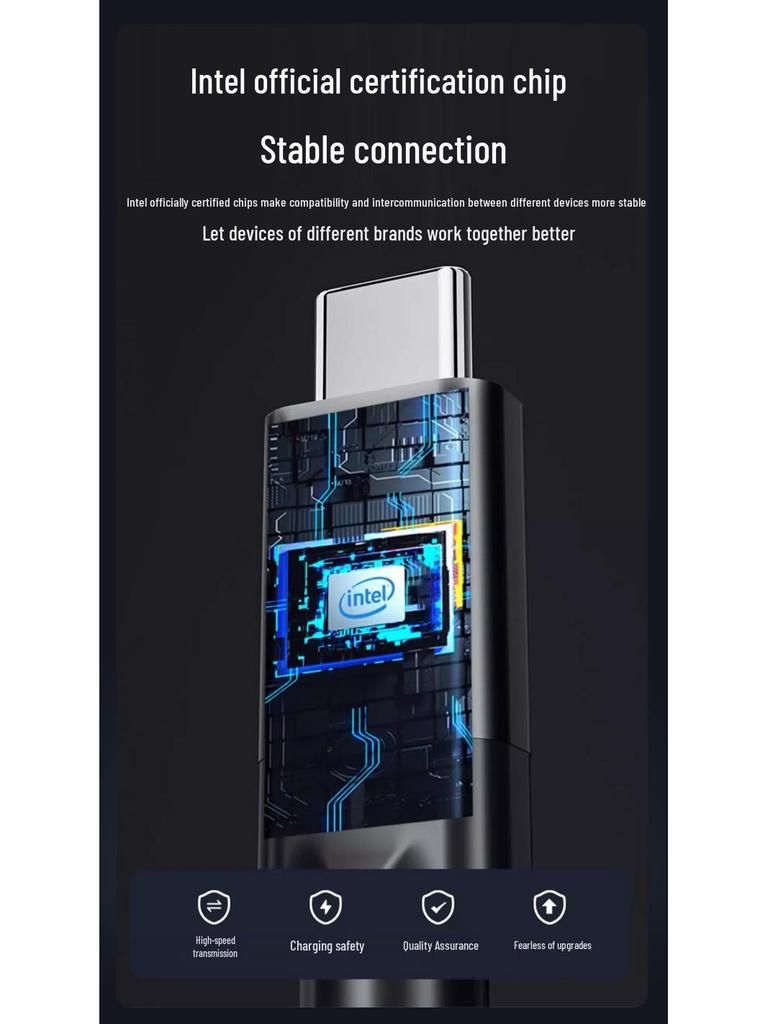 Thunderbolt 5 Type-C Cable: 80Gbps, 16K Display, 240W Charging, Thunderbolt 4 Compatible.