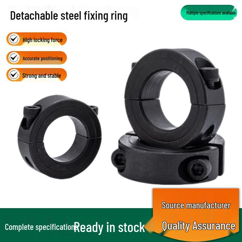 Steel Split Retaining Ring with Limit Stop (Sizes: 20-60)