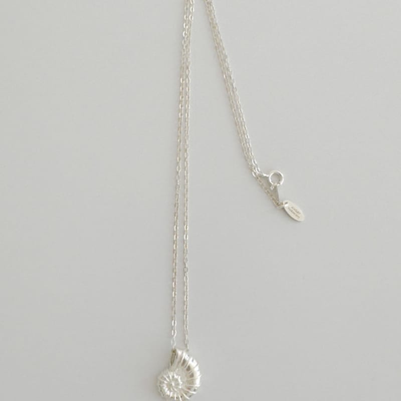 August Harmony 925silver Ammonite Necklace