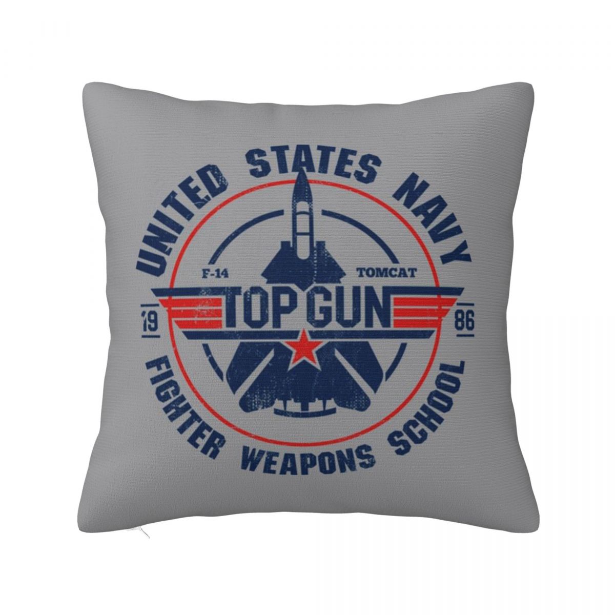 Air Force Fighter Jets Top Gun Tom Cruise Maverick Film Square Pillowcase Cushion Cover Pillow Case Throw Pillow Cover 30cmx30cm