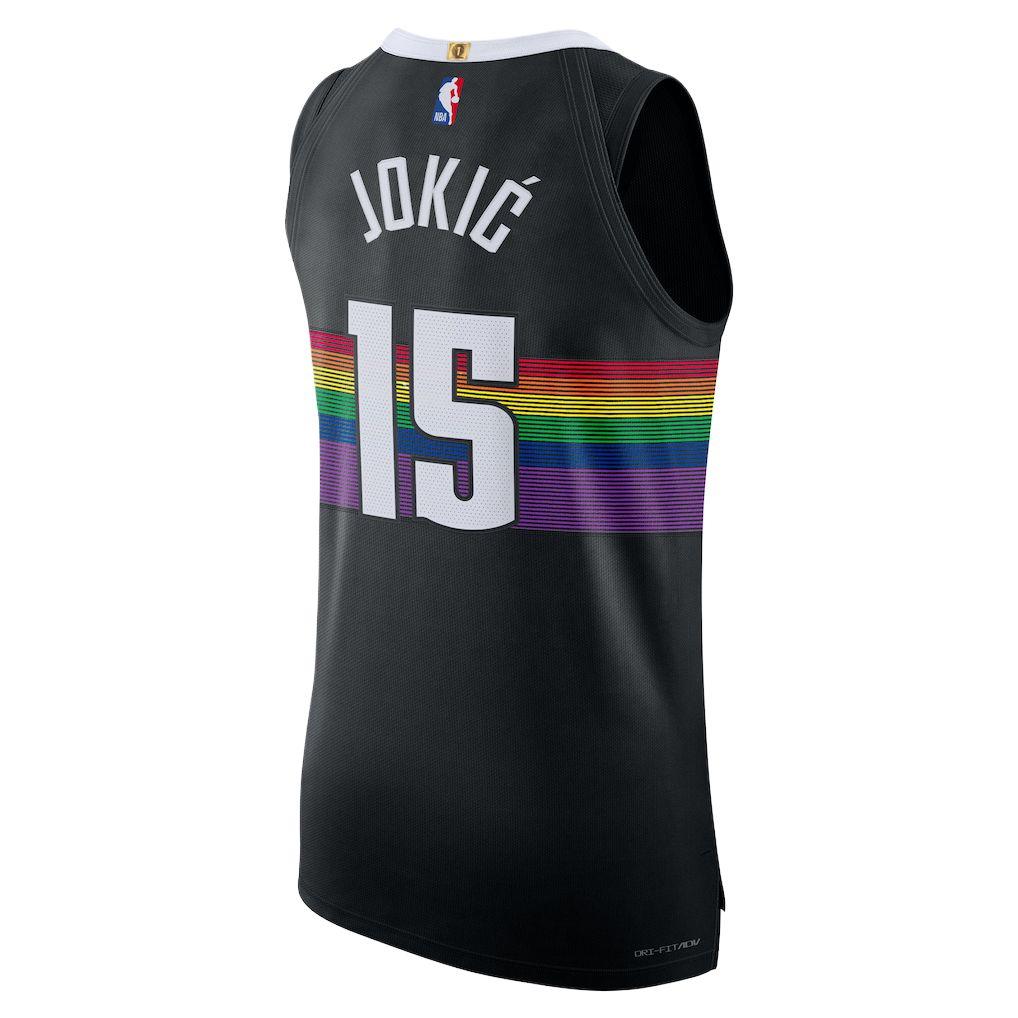 Nike NBA Dri-FIT Sleeveless Printed Pullover Player Edition 25-26 Season Denver Nuggets Nikola Jokic City Edition 15 Basketball Jersey HM6099-011