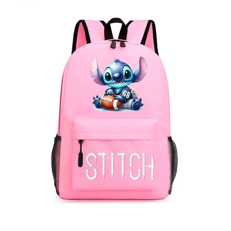 School Bag Cartoon Backpack Star Lightning School Bag Student Polyester Casual Printed Backpack Travel Bag