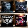 Fashion TTokio Hoteler Cushion Cover Soft Washable Pillow Case Multi-Scene for Couch Bed Travel Office Use