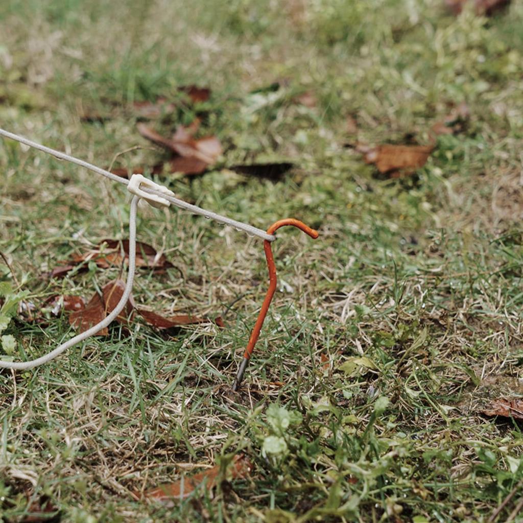 Boundless Voyage Ultralight Titanium Alloy Tent for Hiking and with Point Stakes Stakes, 15cm/16.5cm, Camping, (Ti4001P, 8-Piece Set)