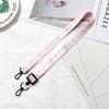 Oblique Span Mobile Phone Lanyard Adjustable Cartoon Silicone Change Bag Lanyard Card Sleeve Record Label Lanyard Lanyard