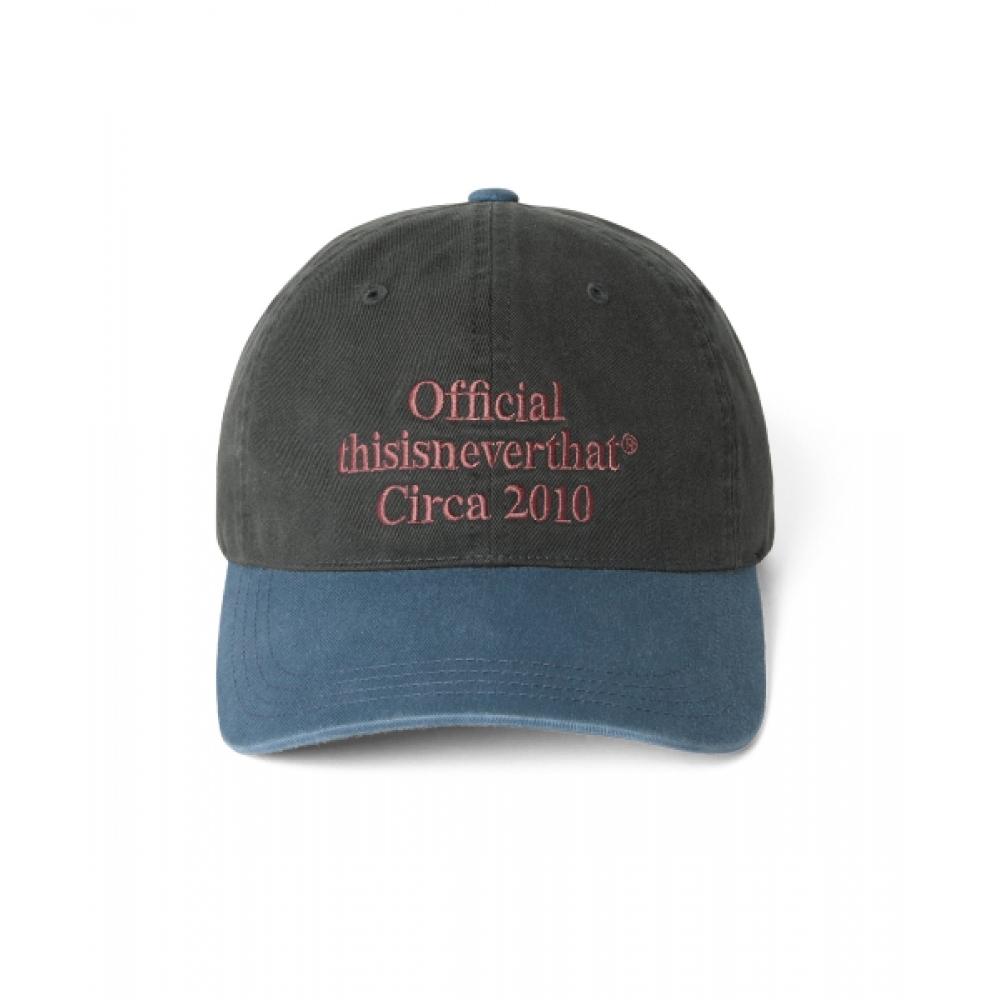 Thisisneverthat Times Cap Charcoal Blue