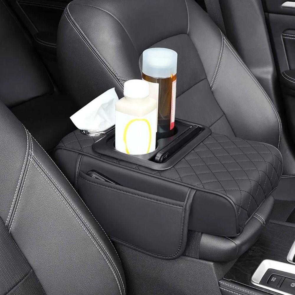 with Cup Holder Armrest Heightening Pad Elbow Support Car Console Console Pillow Auto Interior