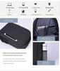 Men's Stylish Solid Color Business Backpack - Large Capacity, High-End Commuter Design