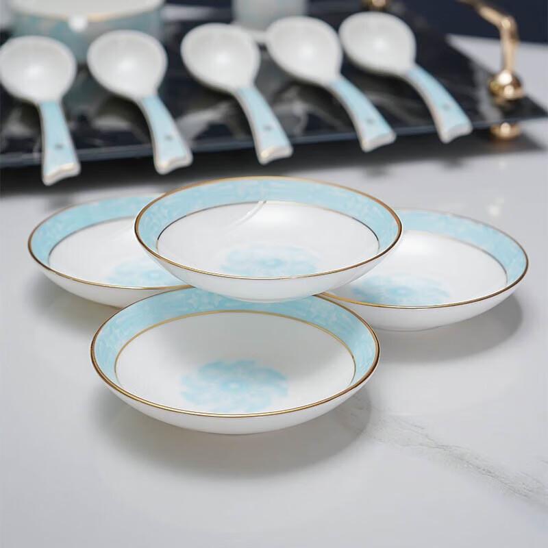 Mici Tianshui Bi Longevity Vine 28-Piece Ceramic Dinnerware Set