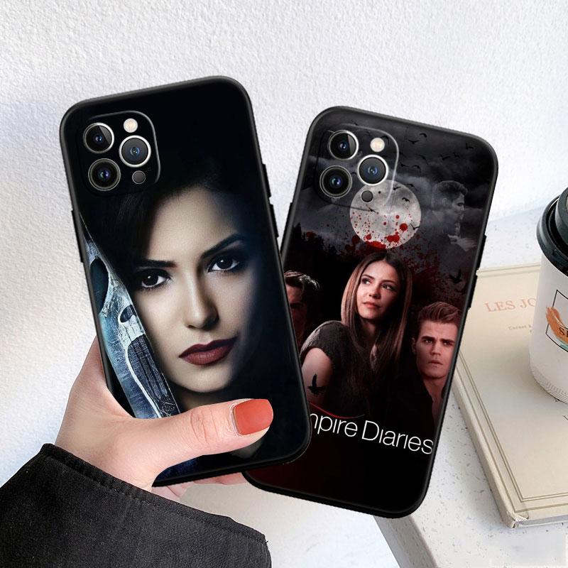 LO91 the Vampire Diaries Soft Shell Phone Case for iPhone SE X XS XR 11 16E 17 Pro Max Air 8 7 6 6s Plus