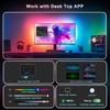 1pc RGB Gaming Monitor LED Backlight Night Lights,Smart Screen Color,Music Sync, USB-Powered,App Control for PC Gaming Decor