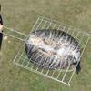 Fish Grill Basket Fish Grill Net with Wide Handle Useful BBQ Tool