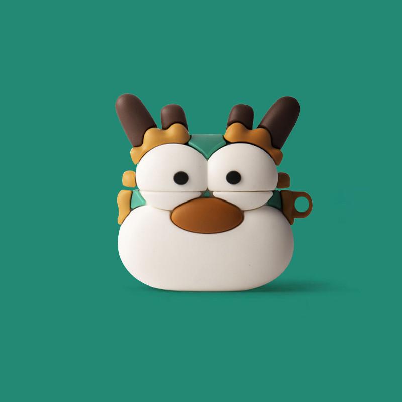 3D-Silikon für OPPO Enco Air-Hülle, Cartoon-Silikon-Schutzhülle für die drahtlose Bluetooth-Kopfhörerhülle von oppo Enco Air2