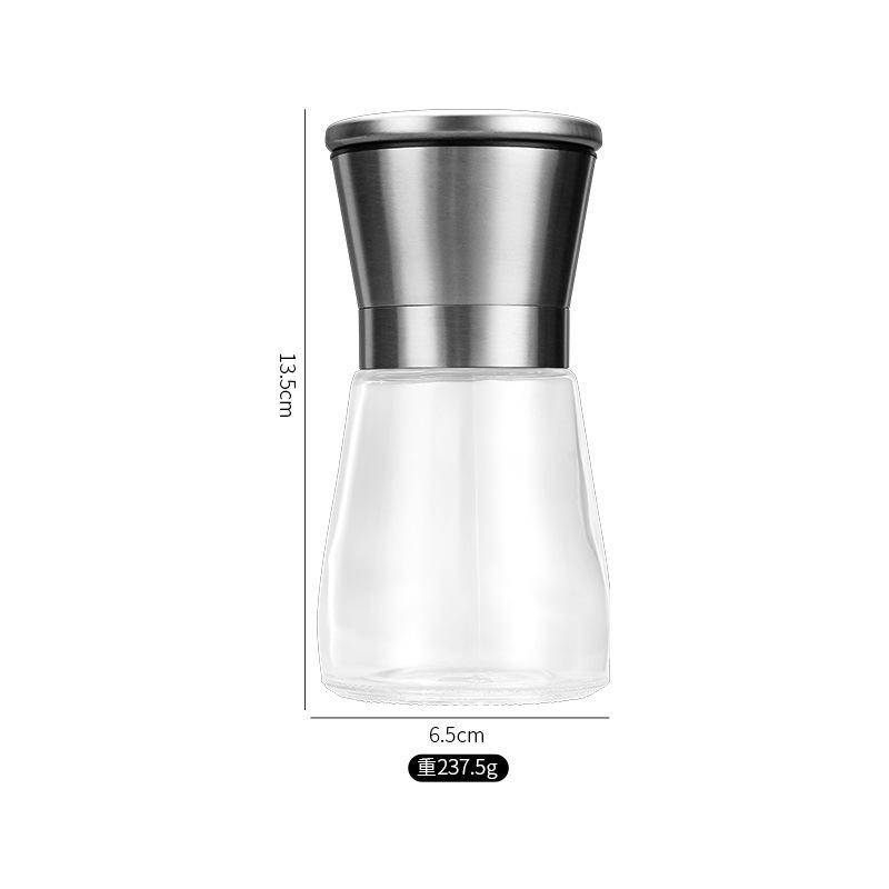 304 Stainless Steel Coffee Bean Powder Grinding Bottle, Household Manual Seasoning Pepper, Kitchen Freshly Ground
