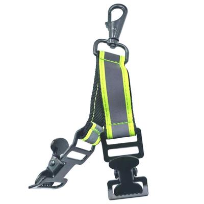 Firefighters Gloves Clip Strap Easily Install Reflective Gloves Holder Strap for Firefighting Use
