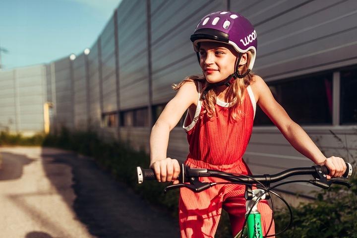Kask Rowerowy Dziecięcy Woom Kids Fioletowy S 50-53 C