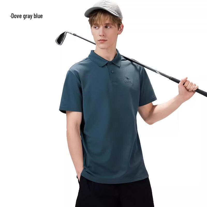 

Camel Men s Quick-Dry Short Sleeve Polo Shirt S