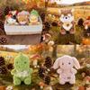 Série Jardim Coelho Raposa Esquilo Brinquedo de Pelúcia Com Algodão PP Para Decoração de Sala de Brinquedos Infantil