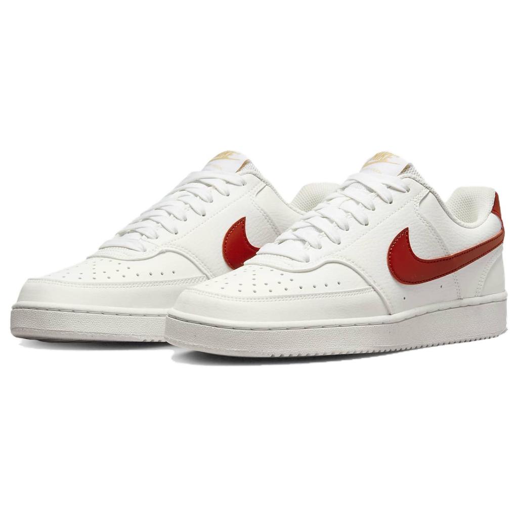 New Nike Court Vision Low Low Top Comfortable Skateboard Shoes Women's White Red DH3158-104