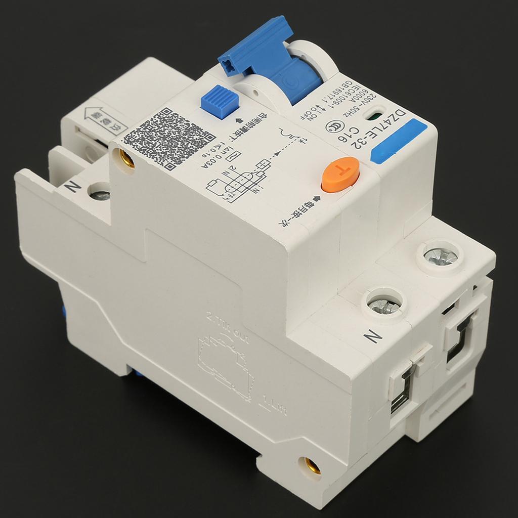 DZ47LE 32 1P+N 16A 230V Earth Leakage Safety Protection Circuit Breaker (16A)