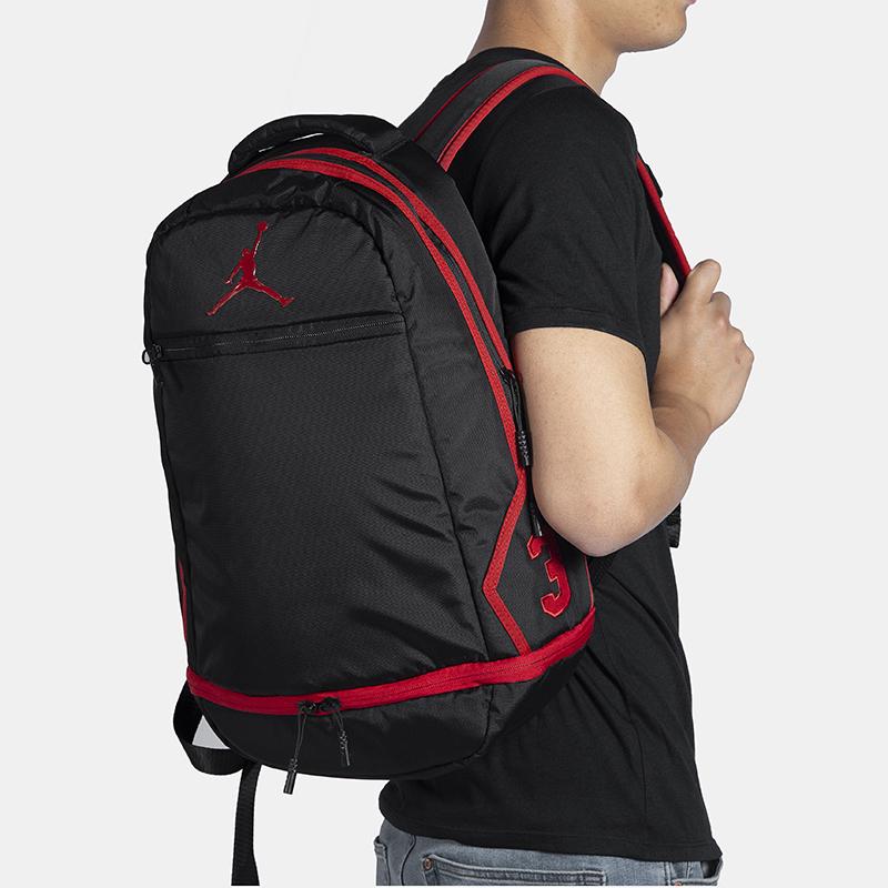 New Jordan Polyester Backpack Regular Unisex Black HA4964-005
