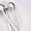 4pcs High-quality Mirror Dinnerware Set Silver Stainless Steel Tableware Set Reusable Knife Fork Spoon Dining Table Utensils