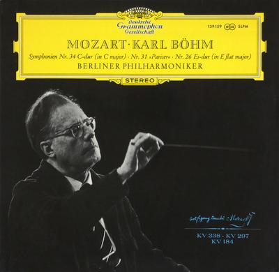 LP-Schallplatte WOLFGANG AMADEUS MOZART · KARL BÖHM - Symphonien Nr. 34 C-Dur = In C Ma 139159 Deutsche Grammo Deutschland Klassik Gebraucht