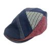 Basic Enchi Jolly Patch Hunting Patchwork One Size Fits Navy Hat, Wool, Fall/Winter, Men's/Women's, All,