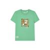 New FILA X V&A LIANMINGKUAN Regular T Shirt Women's Fruit Milk Green F11W418101F-LG