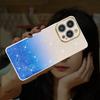 Shining Gradient Soft Silicone Phone Case For iPhone 15 14 13 12 11 Pro Max X XR XS Max 7 8 15 Plus Glitter Lens Camera Protection TPU Back Cover