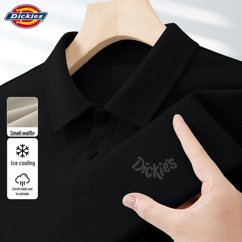 Dickies Men s Waffle Knit Polo Shirt 2XL