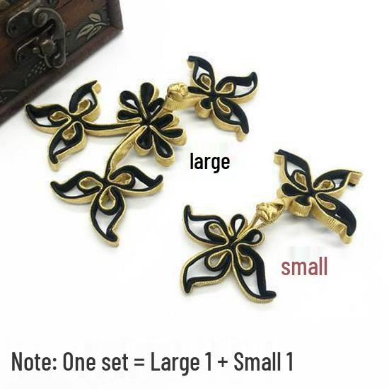 Ręcznie robione guziki Żabki 3D: Retro Kwiatowy Cheongsam Garnitur Tang Dekoracja