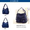 Shoulder bag for large waterproof [Blostirno] women, backpack, capacity, handbag, nylon, 2-way, lightweight, (JP0085-NY)