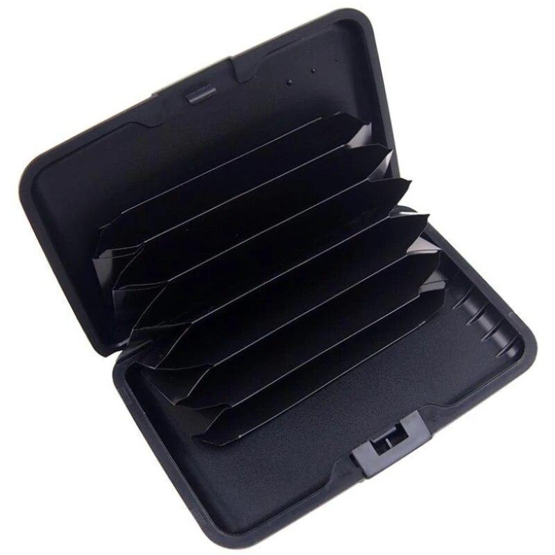 Card Bag Wallet Aluminum Alloy Credit Card Bag Aluminum Shell Commercial Wallet Anti Magnetic Business Card Bags