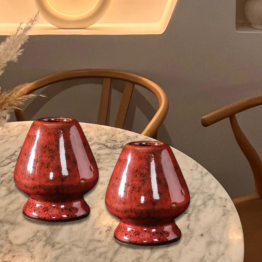 Eco Friendly Ceramic Tea Ceremony Starter Set Matcha Preparation Tools Compact Matcha Whisk Stand Teahouse Essential