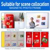 12 Pack Magnetic Picture Frame, Reusable Magnet Picture Frame, Colorful Magnetic Photo Frames For