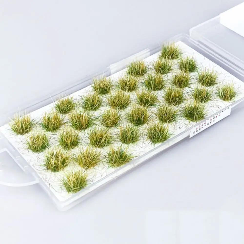 Irregular Grass Tufts Artificial Flower Cluster Simulation Wargaming Scenery Sand Table Layout DIY Accessories Modeling Material