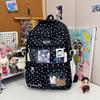Schoolbag new Japanese ins storm point schoolbag female Mori small fresh and cute primary and secondary school students 1st-1st grade backpack